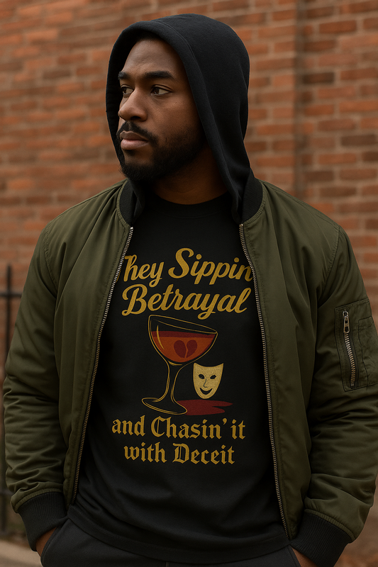 They Sippin’ Betrayal & Chasin’ It with Deceit – Limited Tee